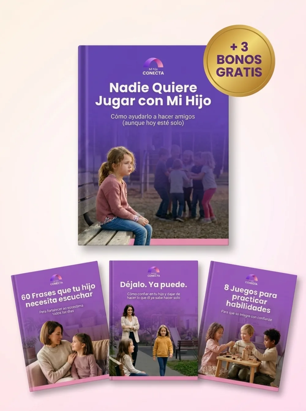 Bundle: guía principal Nadie Quiere Jugar con Mi Hijo más 3 bonos gratis